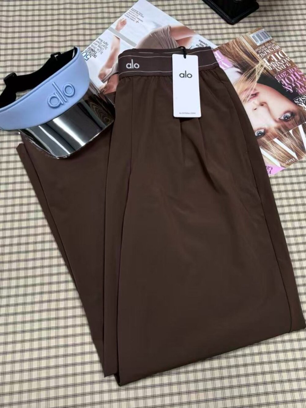 🖤Alo Yoga Suit Up Trouser Coffee Brown Regular 🖤Inner seam length 30 inches